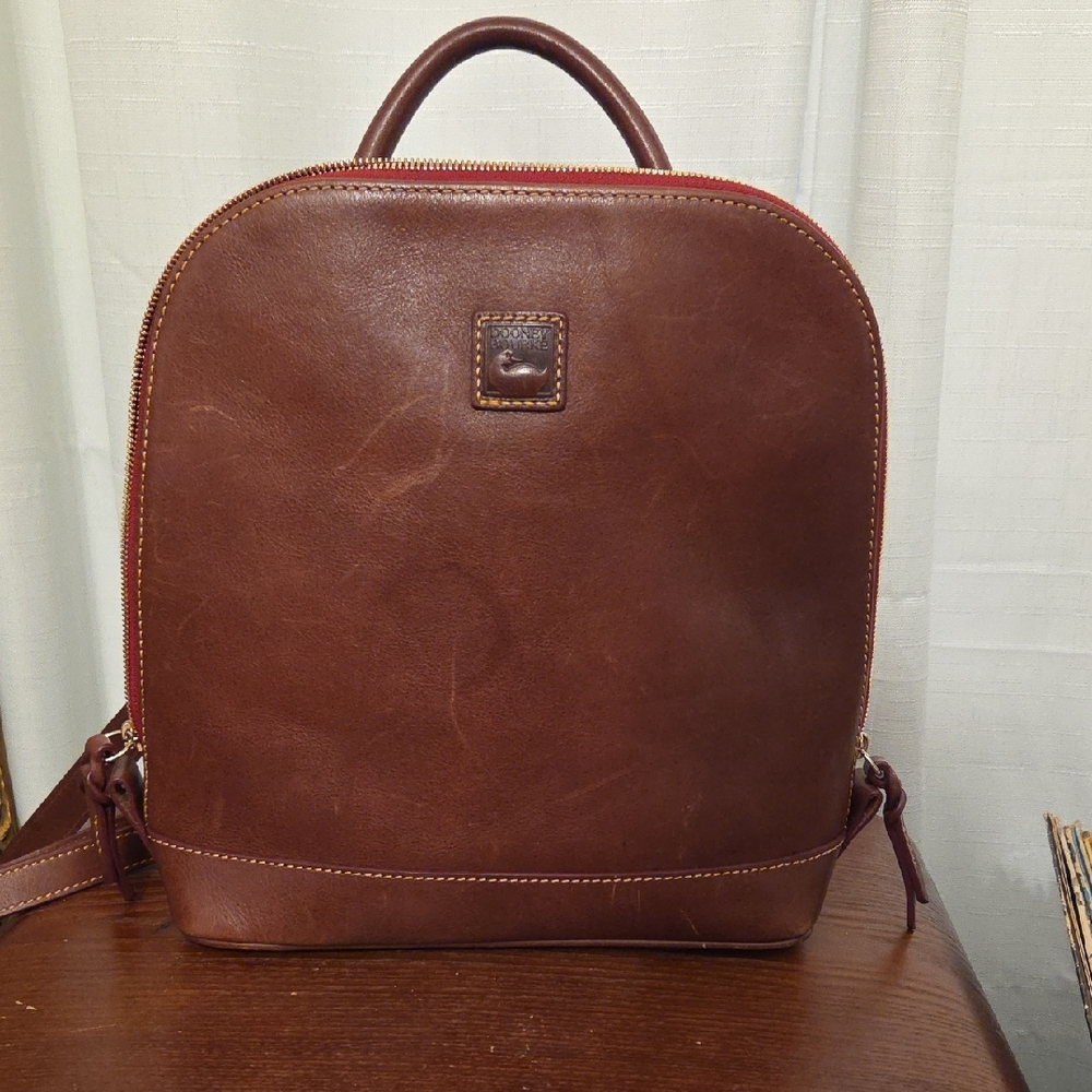DOONEY & BOURKE Brown Leather Women's Backpack